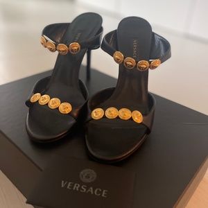 Versace Meduda Medallion Sandals